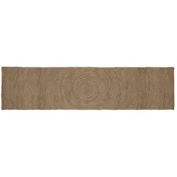 vidaXL Bereichsteppiche Rechtwinklig Grau 60 x 400 cm Jute