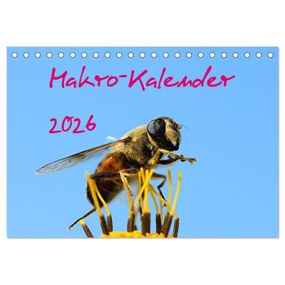 Makro-Kalender 2026 (Tischkalender 2026 DIN A5 quer), CALVENDO Monatskalender