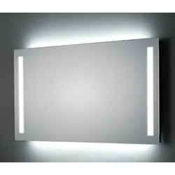 Koh-i-Noor DUO LED Spiegel mit Raumbeleuchtung hinter dem Spiegel und Spiegelbeleuchtung, B: Schalt L45929