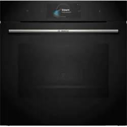 BOSCH HSG7584B1, Backofen (Einbaugerät, 71 l, 594 mm breit), Serie 8, Dampfgarfunktion