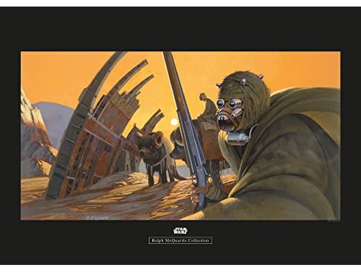 Komar Star Wars Classic RMQ Tusken – Taille : 70 x 50 cm Tableau mural (sans cadre)