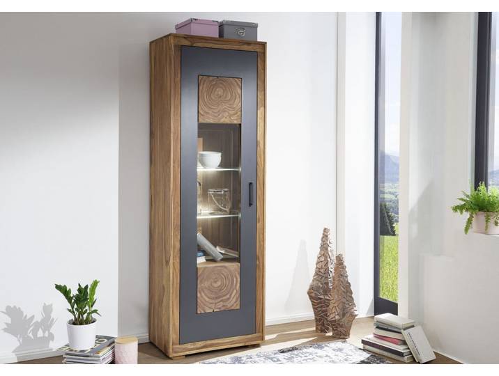 Vitrine 66x40 Palissandre teinté Brun TURIN #01