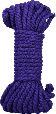 Doc Johnson USA Corde de Bondage en Chanvre - 9 m - Violette