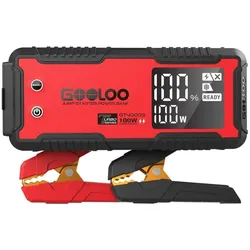Gooloo, Starthilfe, GT4000S Jump-Starter 4000 A Spitzenstrom (4000 A, 24000 mAh)