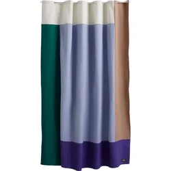 Pivot Duschvorhang 180 x 200 cm blau-grün-braun