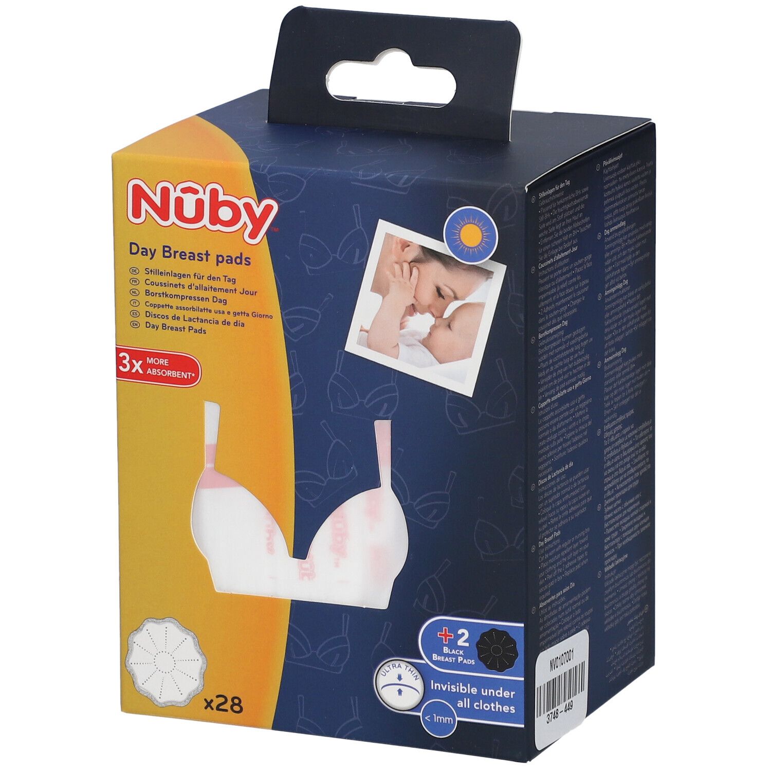 Nuby Borstkompres Dag Wit Nv107001 30 St Kompressen