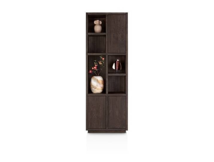 Henders & Hazel Gijon Schrank basalt Eiche Furnier Platinlack