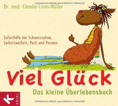 Claudia Croos-Muller - Viel Glück - Das kleine Überlebensbuch: Soforthilfe bei Schwarzsehen, Selbstzweifeln, Pech und Pannen - Preis vom 15.10.2026 23:06:25 h