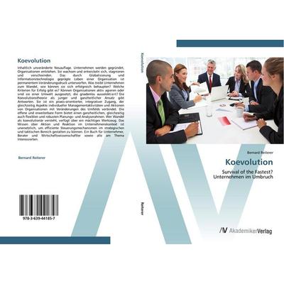 Koevolution, Taschenbuch von Bernard Reiterer, AV Akademikerverlag, 978-3-639-44185-7