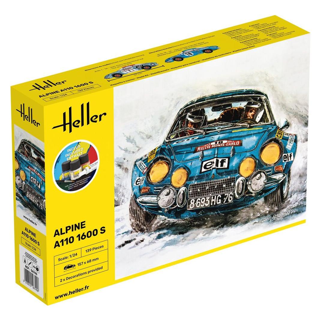 Heller STARTER KIT Alpine A110 (1600) (56745)