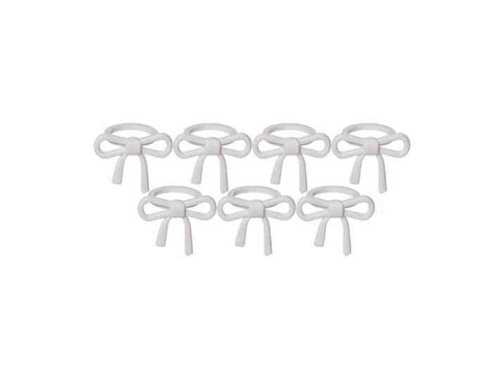 Star Trading Manchette de lumière Rosett Blanc, lot de 7