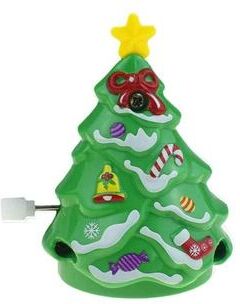 Uplift Essentials Festive Wind Up Jumping & Walking Holiday Figurines christmas Tree