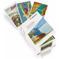 Weber, Grusskarte + Briefpapier, Postkartenbox Meine Schweiz, Meine Eise (100 Stk.)