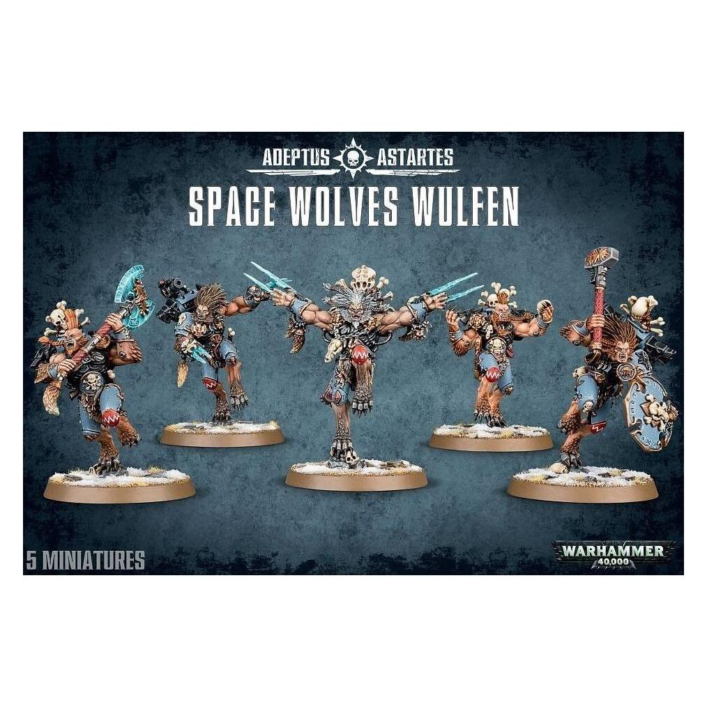 Games Workshop Warhammer 40k - Space Wolves Wulfen (Kunststoff) (99120101140)