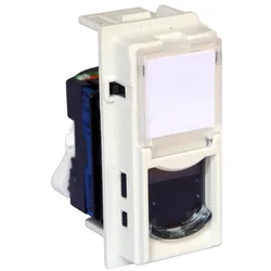 Legrand KW4279C6 LivingNow 1-modulige Datendose Kategorie 5e ungeschirmt in der Farbe White