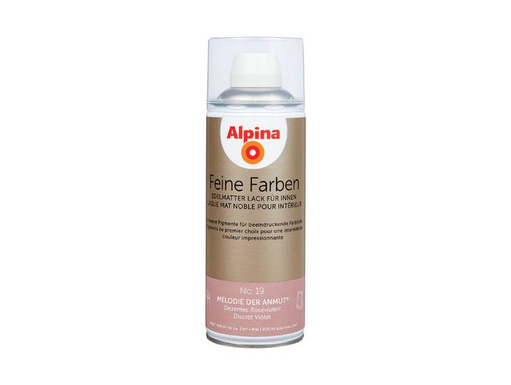 Alpina Sprühlack Feine Farben Melodie der Anmut Violett 0.4 l Edelmatt