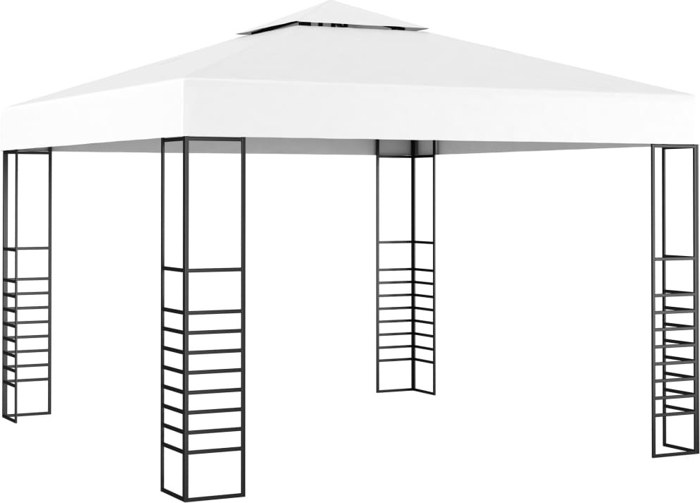 The Living Store Gartenpavillon 3×3 m Weiß