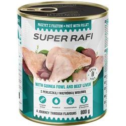 DOLINA NOTECI Super Rafi mit Perlhuhn und Rinderleber für Hunde 800g