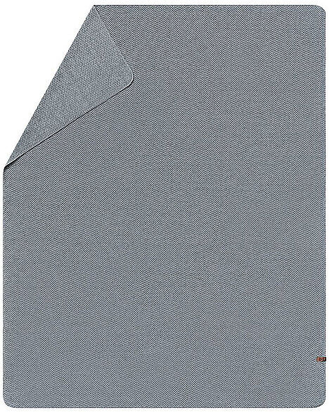 David Fussenegger Wohndecke MERANO Fischgrät 160x200cm Grau  grau EG