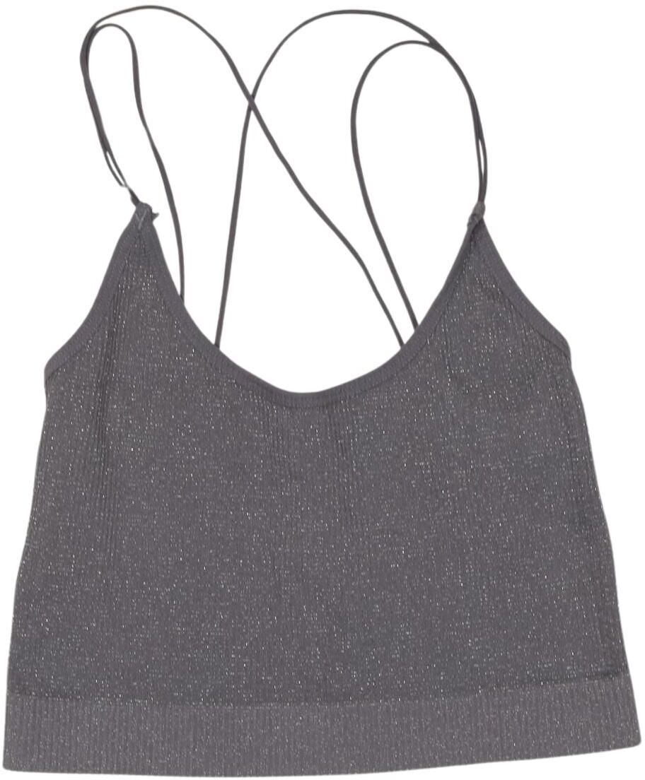 Urban Outfitters Damen Top, Grau, Gr. S, kein / Etikett - Second Hand