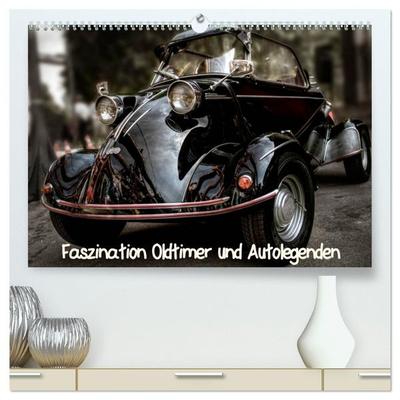 Faszination Oldtimer und Autolegenden (hochwertiger Premium Wandkalender 2027 DIN A2 quer), Kunstdruck in Hochglanz