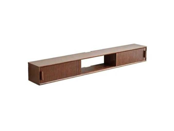 Xumh2024-3 TV Schrank Board Sideboard Moderner schwebender TV-Wandständer aus Buche for das Wohnzimmer(180cm)