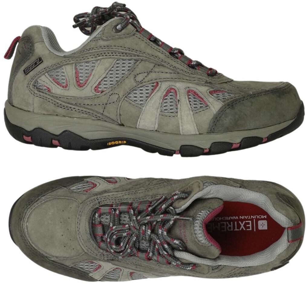 Mountain Warehouse Damen Halbschuh, Grau, Gr. EU 38, Leder - Second Hand