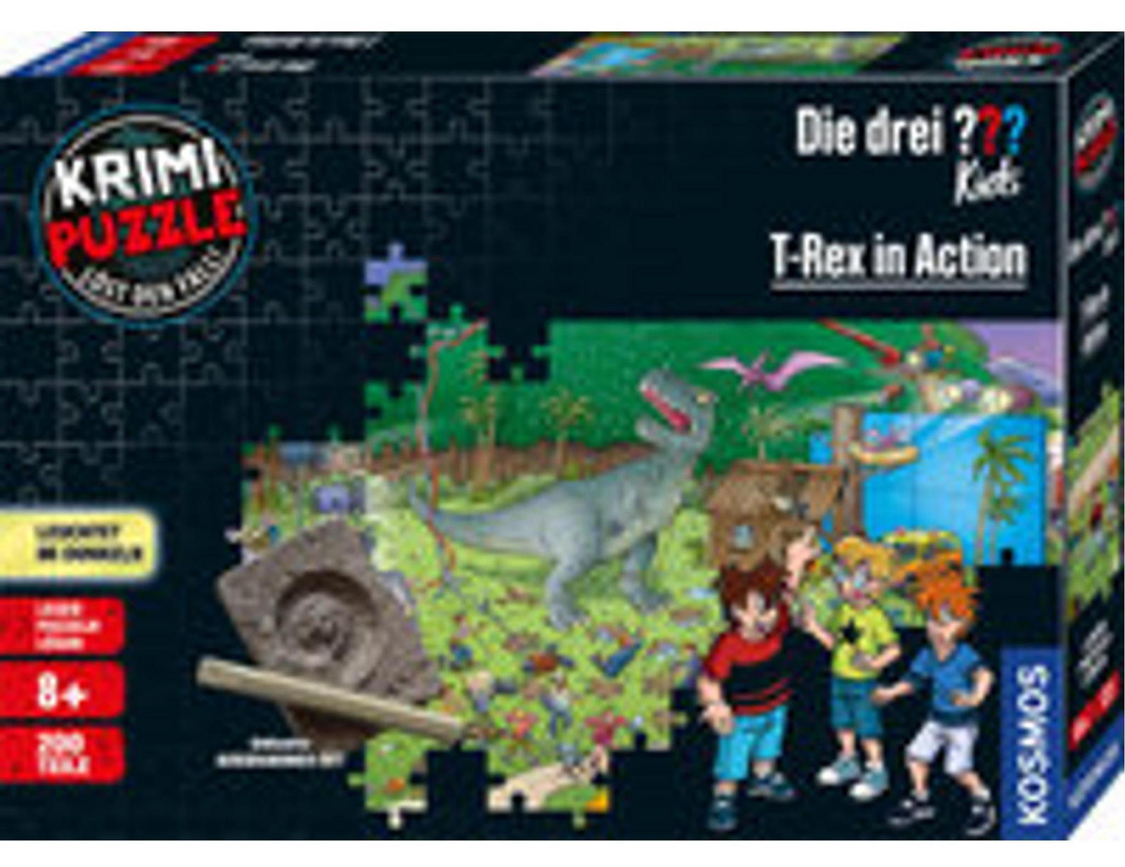 Kosmos Krimi-Puzzle De Drie ??? Kids - T-Rex in Actie