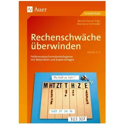Rechenschwäche überwinden, Band 2, Schulbücher von Marianne Schindler