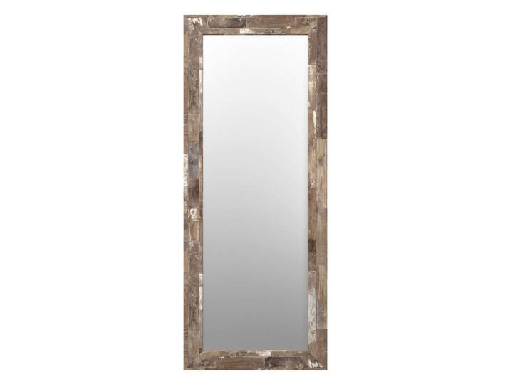 Spiegel, Holz, Metall, Glas, rechteckig, 56x148 cm, Fsc, Made in EU, waagrecht montierbar, senkrecht montierbar, Garderobe, Garderobenspiegel