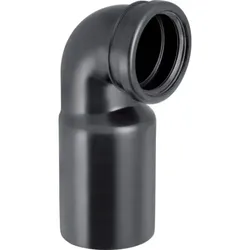 Geberit Anschlussbogen PE DN 90/90 90° PE-HD für Wand-WC