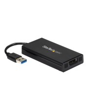 StarTech.com USB 3.0 to 4K DisplayPort External Multi Monitor Video Graphics Adapter Externer Videoadapter DisplayLink DL-5500 Schwarz (USB32DP4K)