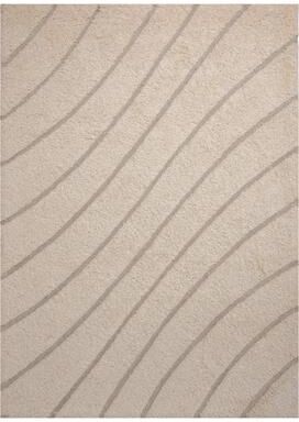 NAVATEXTURA Oasis Beige Contemporary Hand-Tufted Wool Rug