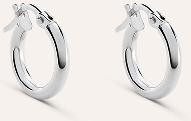 Stroili Orecchini A Cerchio Toujours Oro Bianco Collezione: Toujours Oro Bianco