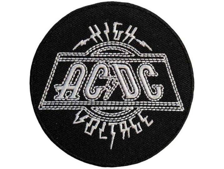 AC/DC High Voltage Woven Patch One Size