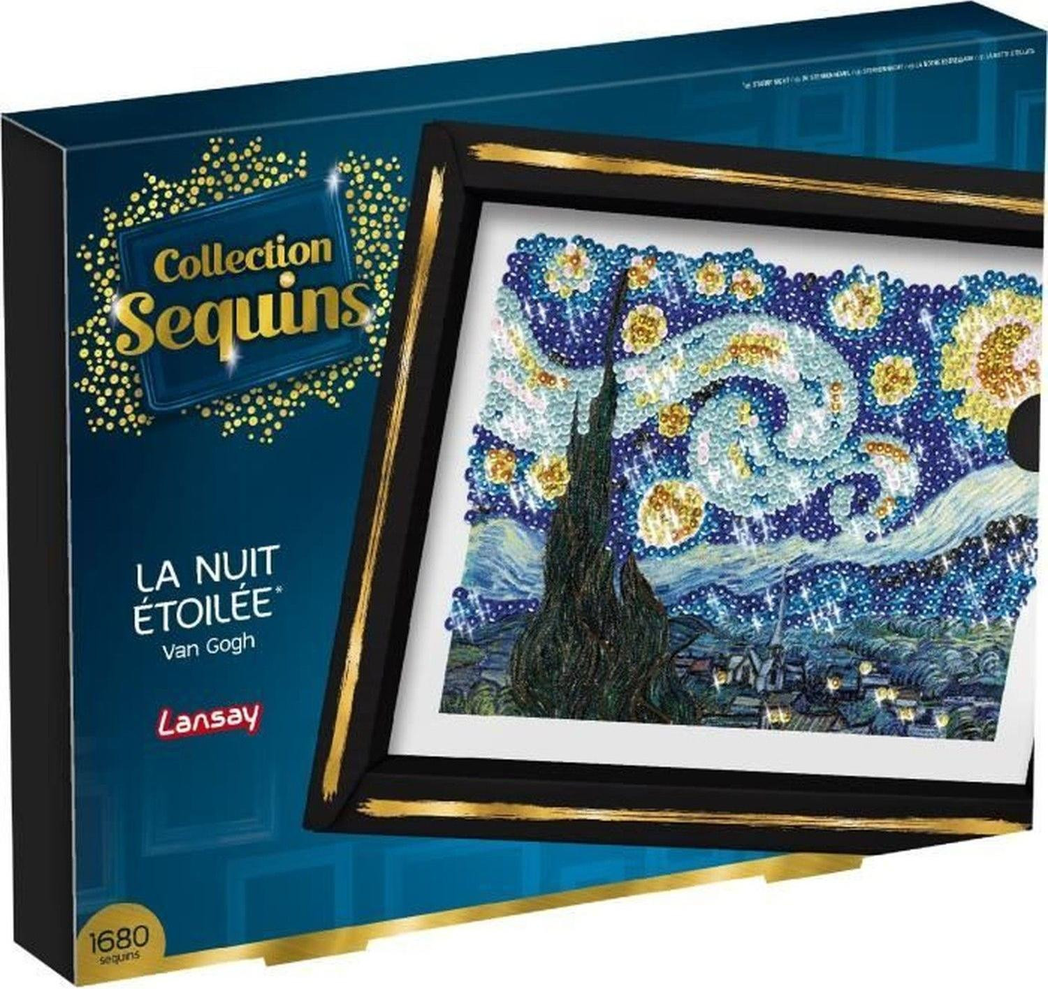 Lansay Creative leisure kit Sequins collection The starry night Van Gogh
