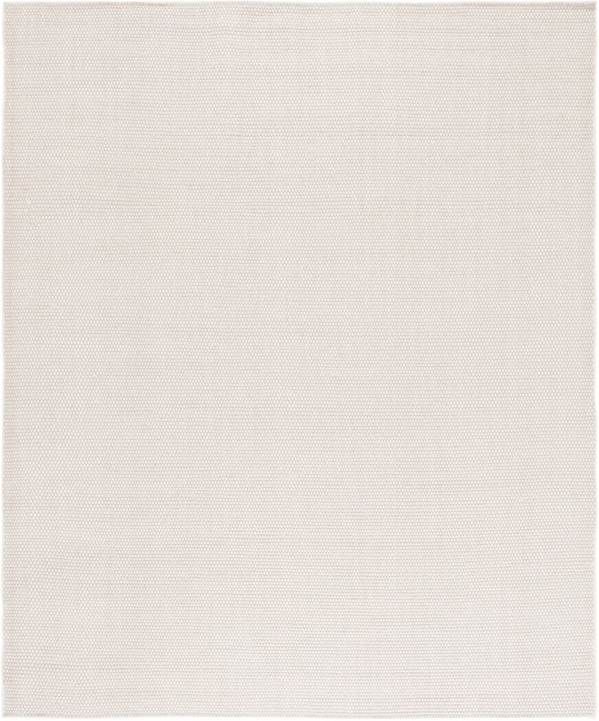 August Grove Wool Hand Tufted Area Rug Ivory Rectangle 244 x 305 cm