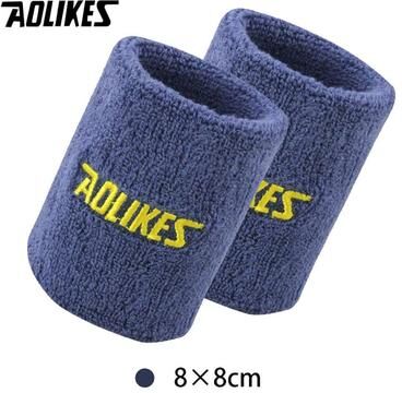 Inspire Essentials AOLIKES Sports Wrist Sweatband Absorbent Tennis Wristband For Gym Running Basketball And Fitness 2