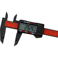 Digitaler Messschieber TG Caliper, Messgerät schwarz/rot