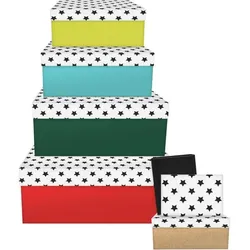 Braun + Company, Geschenkverpackung, Kartonage 6er Satz Rechteck (6x)