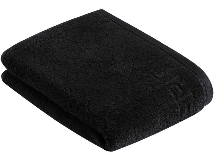 Duschtuch ESPRIT Modern Solid , schwarz, B:67cm L:140cm, Webfrottier, Obermaterial: 85% Baumwolle, 15% Lyocell (TENCEL™), Handtücher, Duschtuch, vegan produziert