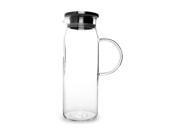 Teekanne SALT AND PEPPER Salt & Pepper Karaffe Vann 1.5 l , transparent, B:9,5cm H:27,2cm Ø:16cm, Karaffen, Teekanne