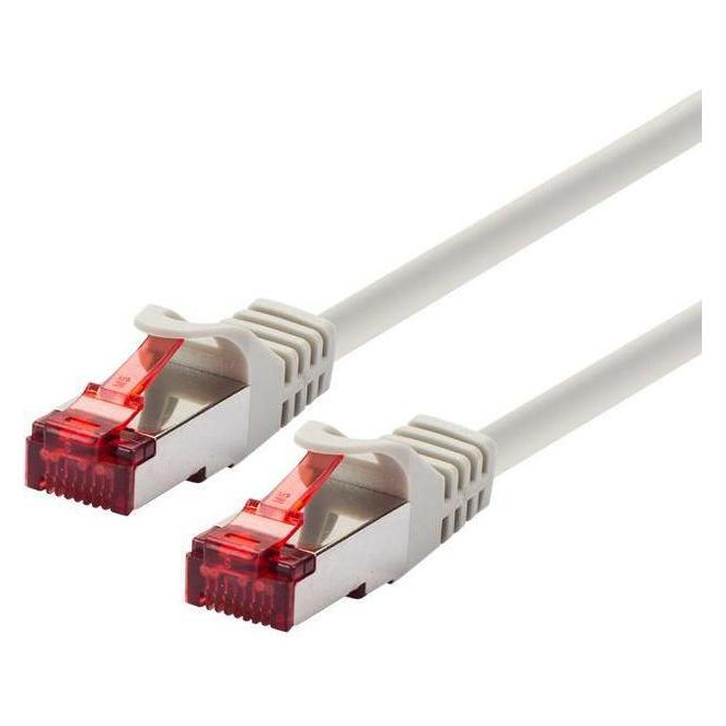 Exertis Connect Patchkabel S/FTP, PiMF, CAT.6, grau, 0,3 m Patchkabel mit besonders schmalem Knickschutz (S/FTP, CAT6, 0.30 m) (856819)