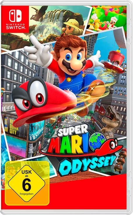 SWITCH Spielesoftware "Super Mario Odyssey", bunt (weiß, neutral), Nintendo Switch, Spielesoftware, Spielesoftware