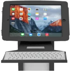 Maclocks Universal Keyboard Tray - Kiosk Keyboard Shelf - Black, Tablet Halterung, Schwarz