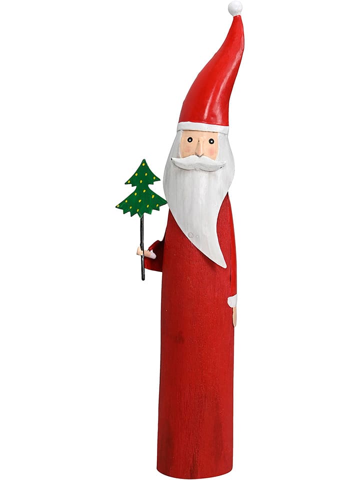 POSIWIO Dekofigur "Weihnachtsmann" in Rot - (H)47 cm - onesize
