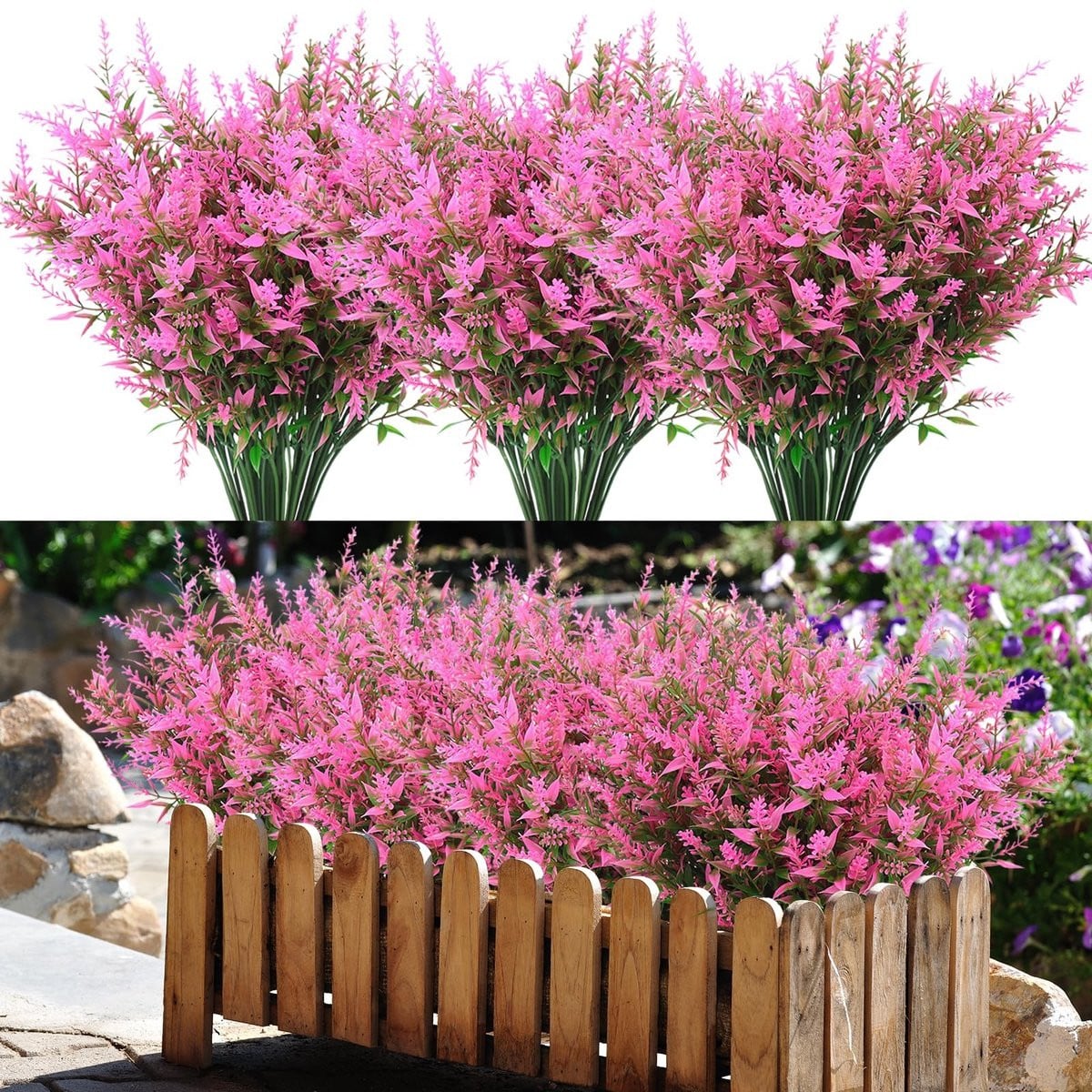 Solidchoice Kunstplanten met Lavendel voor Decoratie