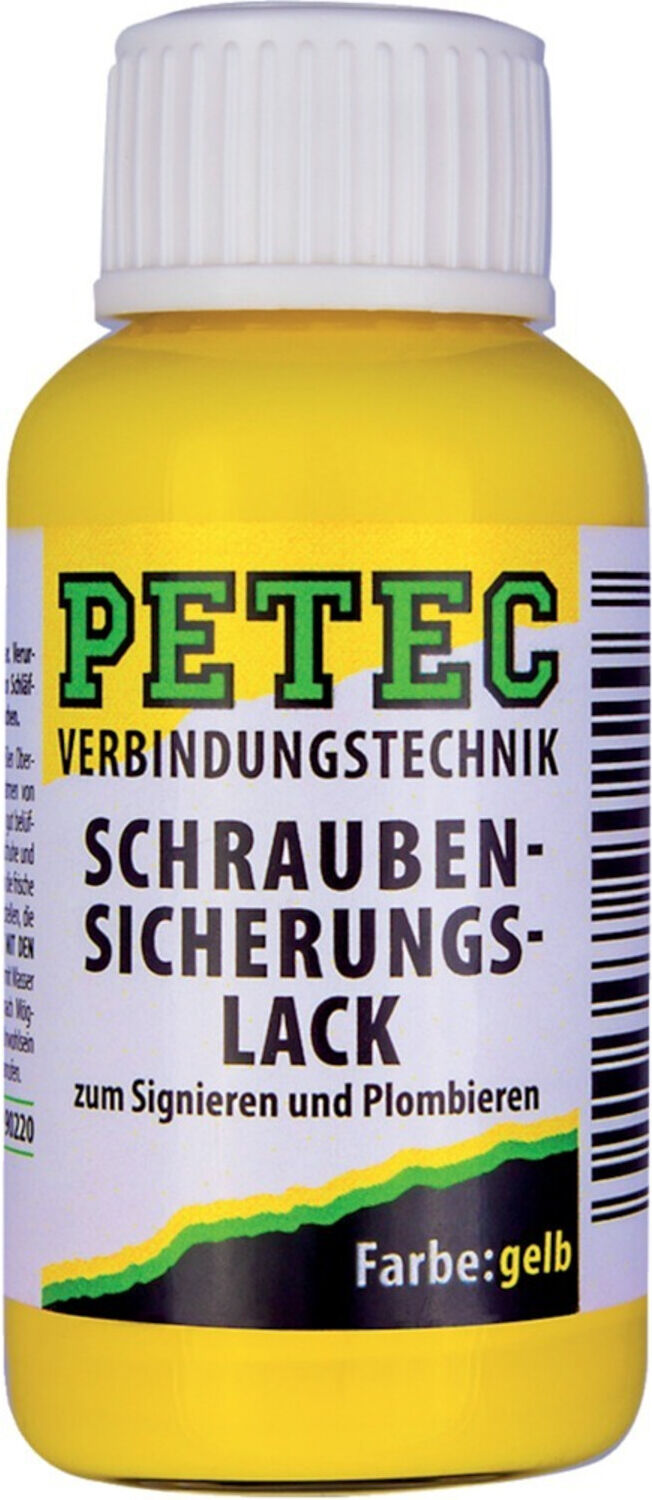 PETEC Schraubensicherungslack gelb, 20ml (90120)