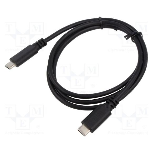 Art Kabel USB USB-C - USB-C 1 m Czarny (OEM-C7-1) (1 m) (OEM-C7-1)