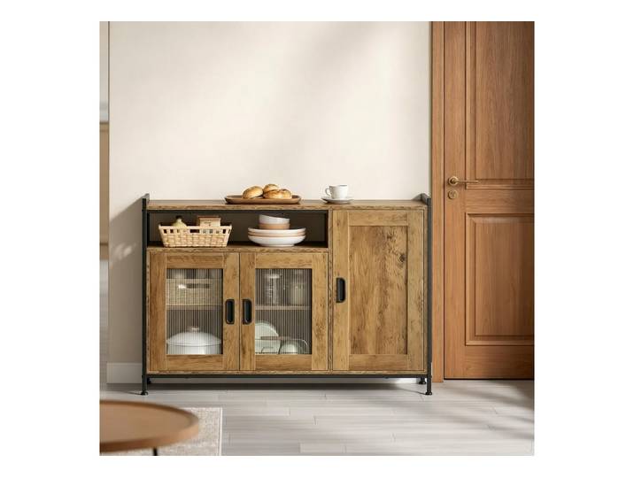 Fine Life Pro Sideboard Sideboard Industrie-Stil, offenes Fach, für Wohnzimmer